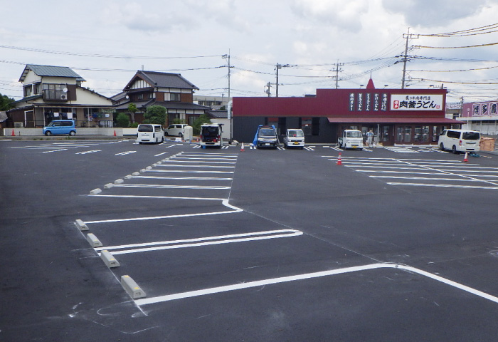 飲食店舗駐車場新設工事